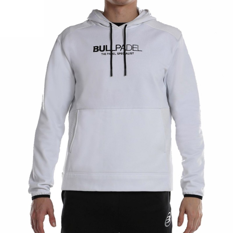 sweatshirt Bullpadel Yambo 23I white sweatshirt Bullpadel Yambo 23I white