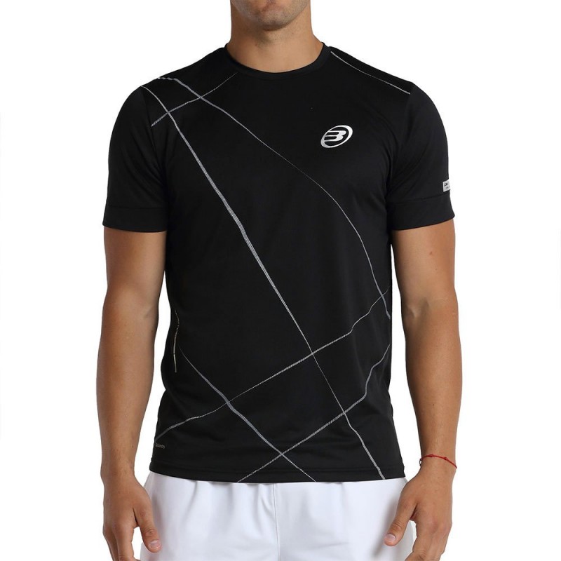 t-shirt Bullpadel Aireo black t-shirt Bullpadel Aireo black