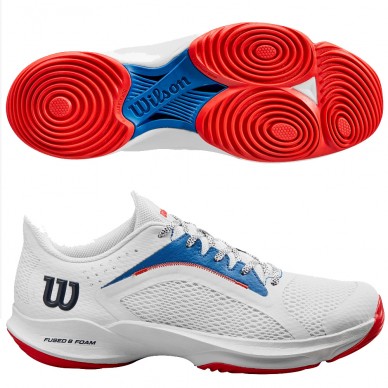 Wilson Hurakn 2.0 Woman white blue 2024 padel shoes