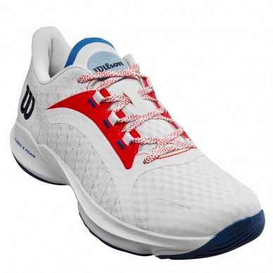 Wilson Hurakn Pro white red 2024 padel shoes