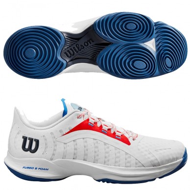 Wilson Hurakn Pro white red 2024 padel shoes