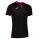 t-shirt Joma Ranking black fluor pink
