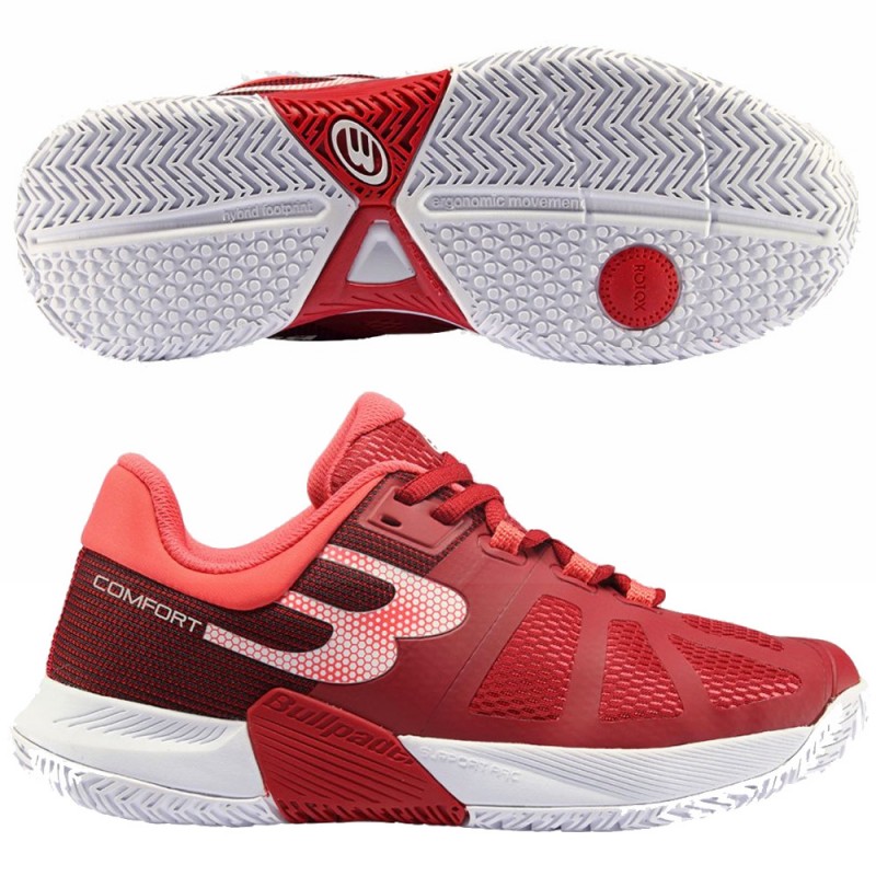 Bullpadel PRF Comfort W 24V cherry 2024 padel shoes Bullpadel PRF Comfort W 24V cherry 2024 padel shoes