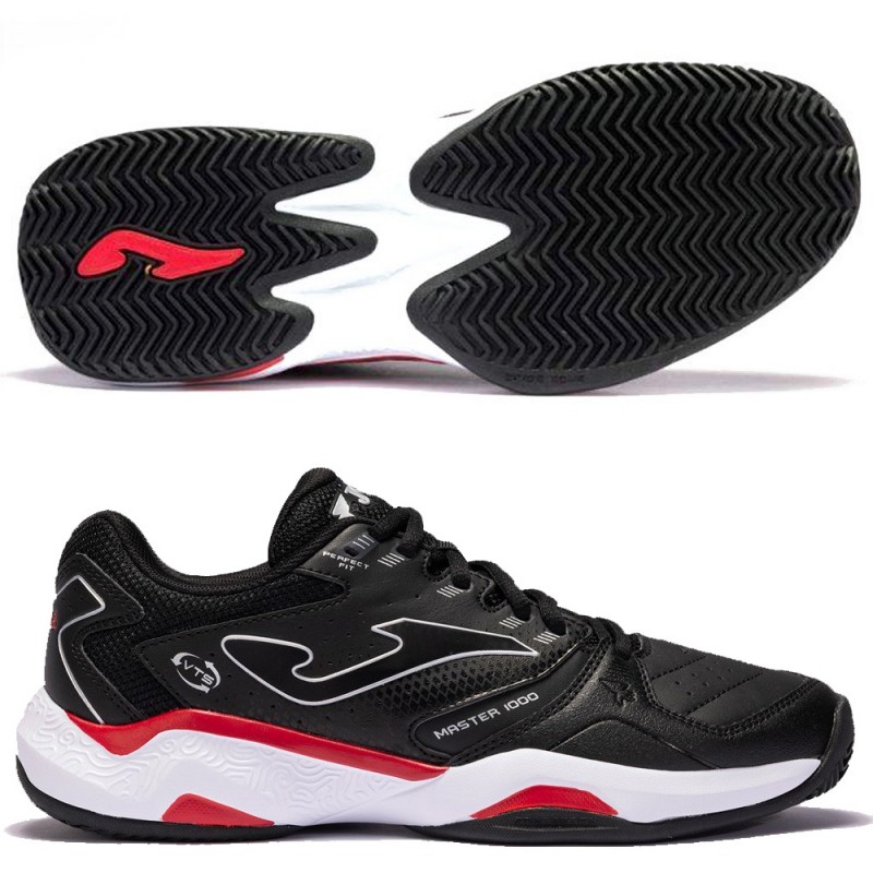Joma Master 1000 Men 2401 black red 2024 padel shoes Joma Master 1000 Men 2401 black red 2024 padel shoes