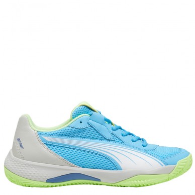 Puma NOVA Court luminous blue white gray 2024 padel shoes