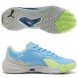 Puma NOVA Smash luminous blue white glacial gray 2024 padel shoes