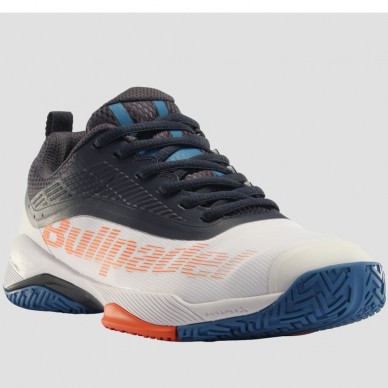 Bullpadel PRF Hybrid 24V white navy blue 2024 padel shoes