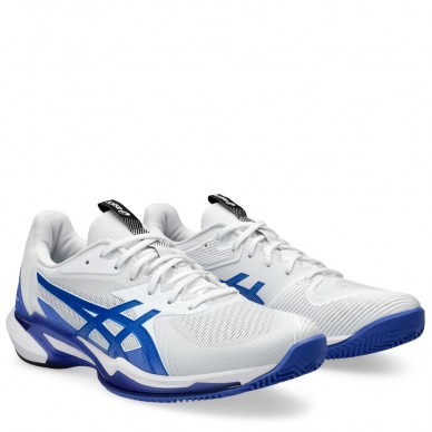 Asics Solution Speed FF 3 Clay white tuna blue 2024 padel shoes