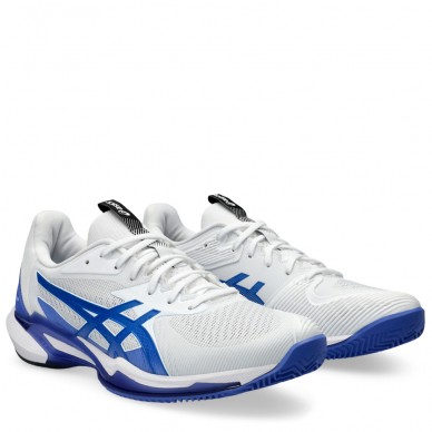 Asics Solution Speed FF 3 Clay white tuna blue 2024 padel shoes