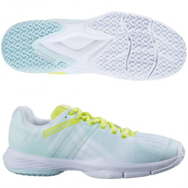 Babolat Sensa Women blue sulphur spring 2024 padel shoes