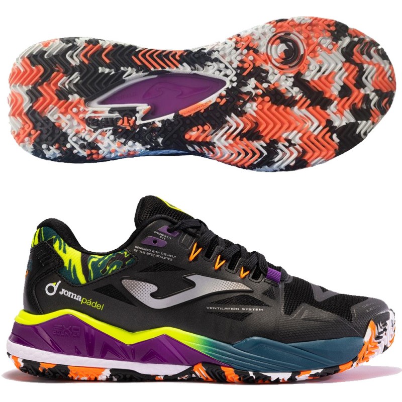 Joma Spin Men 2401 black petroleum 2024 padel shoes Joma Spin Men 2401 black petroleum 2024 padel shoes