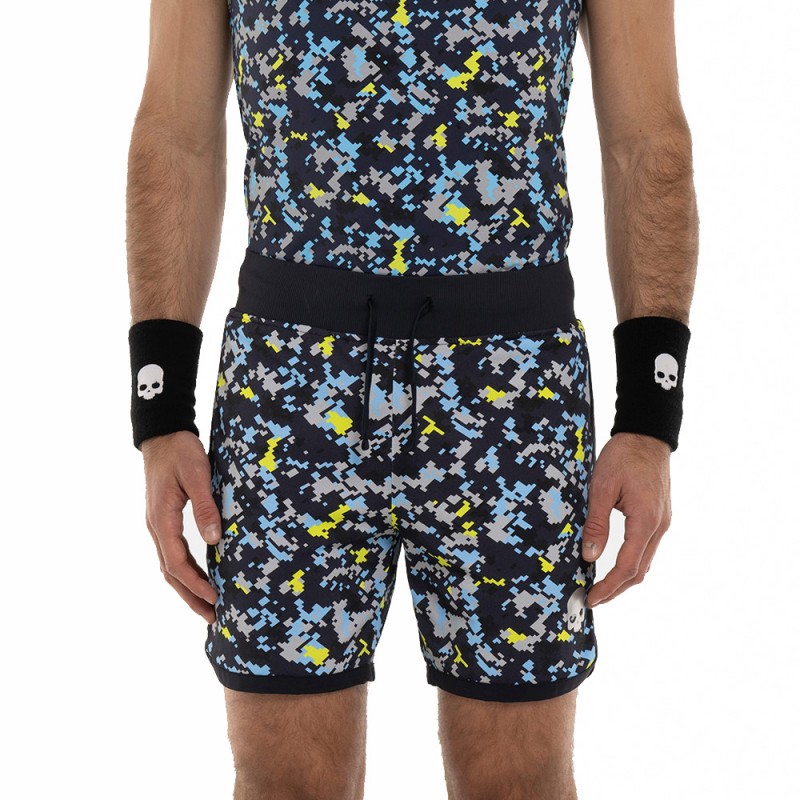 short Hydrogen Camo Pixel Tech blue navy short Hydrogen Camo Pixel Tech blue navy