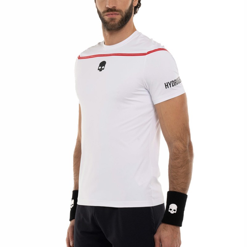 t-shirt Hydrogen Zig Zag Tape white red t-shirt Hydrogen Zig Zag Tape white red