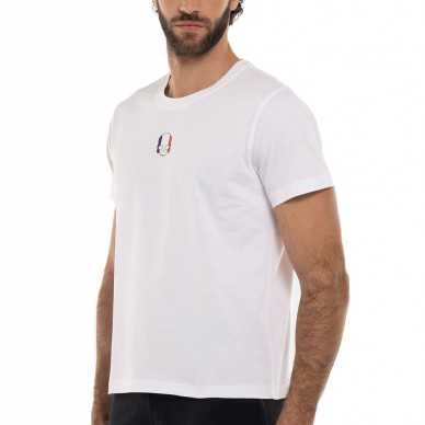 t-shirt Hydrogen Match Roland Garros white