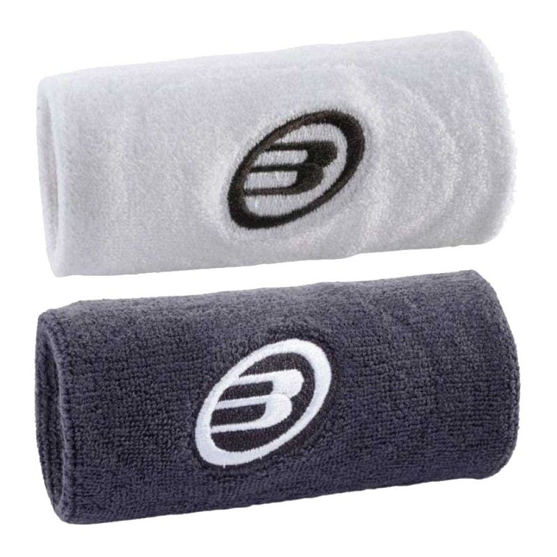 wristband Bullpadel BPMU-243 white navy blue wristband Bullpadel BPMU-243 white navy blue