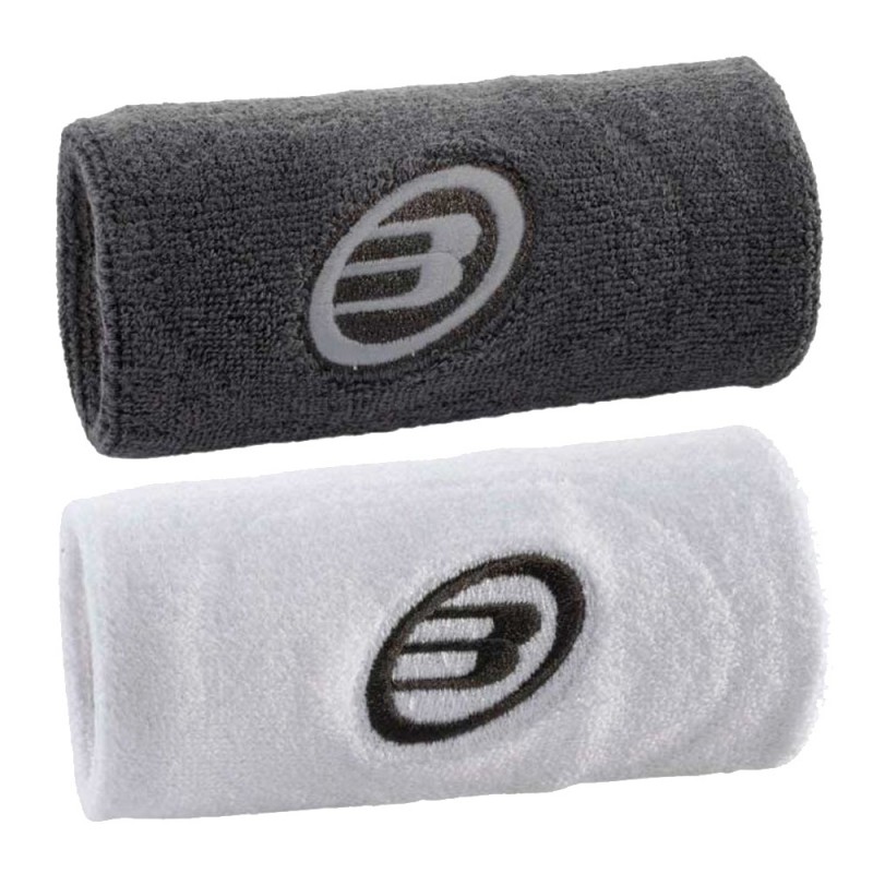 wristband Bullpadel BPMU-243 jet black white wristband Bullpadel BPMU-243 jet black white