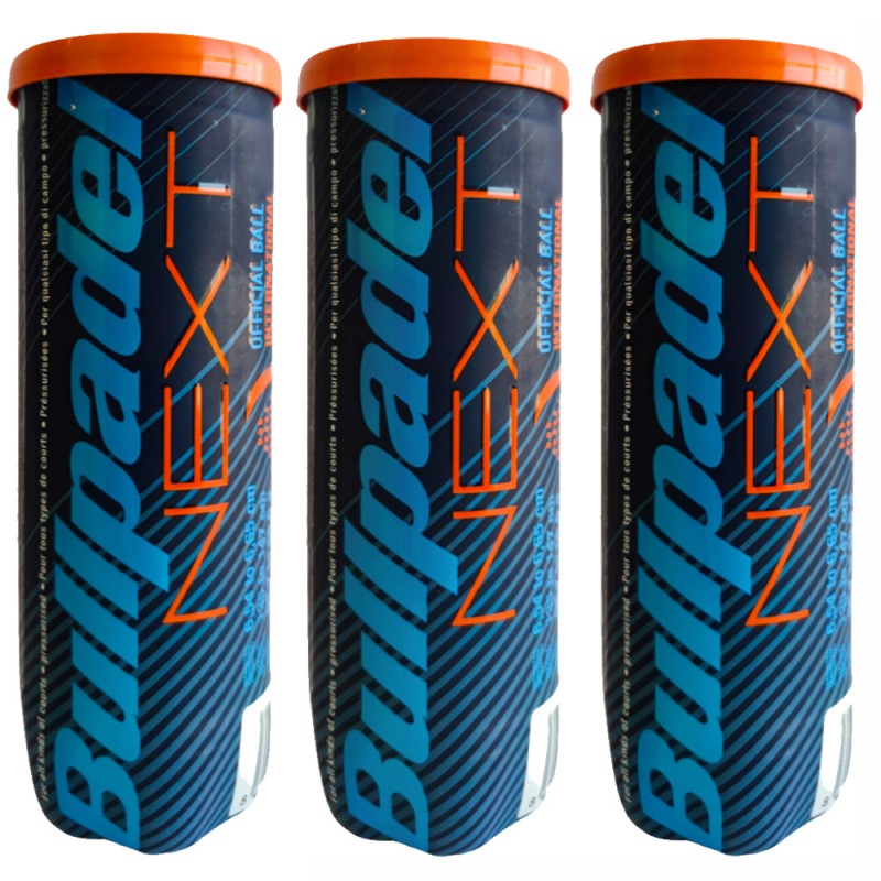 Pack 3 bottles Bullpadel FIP Next balls Pack 3 bottles Bullpadel FIP Next balls