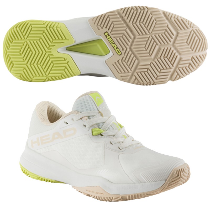 Head Motion Team women macadamia lime 2024 padel shoes Head Motion Team women macadamia lime 2024 padel shoes
