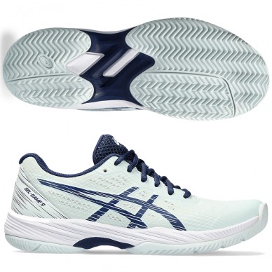 Asics Gel Game 9 Clay pale mint blue expanse 2024 padel shoes