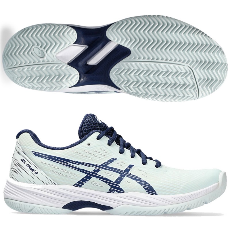 Asics Gel Game 9 Clay pale mint blue expanse 2024 padel shoes Asics Gel Game 9 Clay pale mint blue expanse 2024 padel shoes