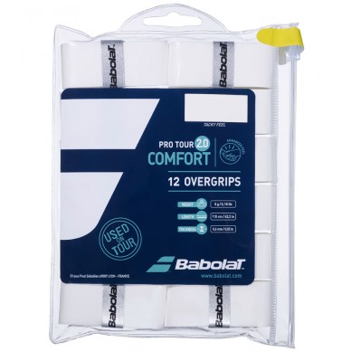 overgrips Babolat Pro Tour 2.0 x12 white