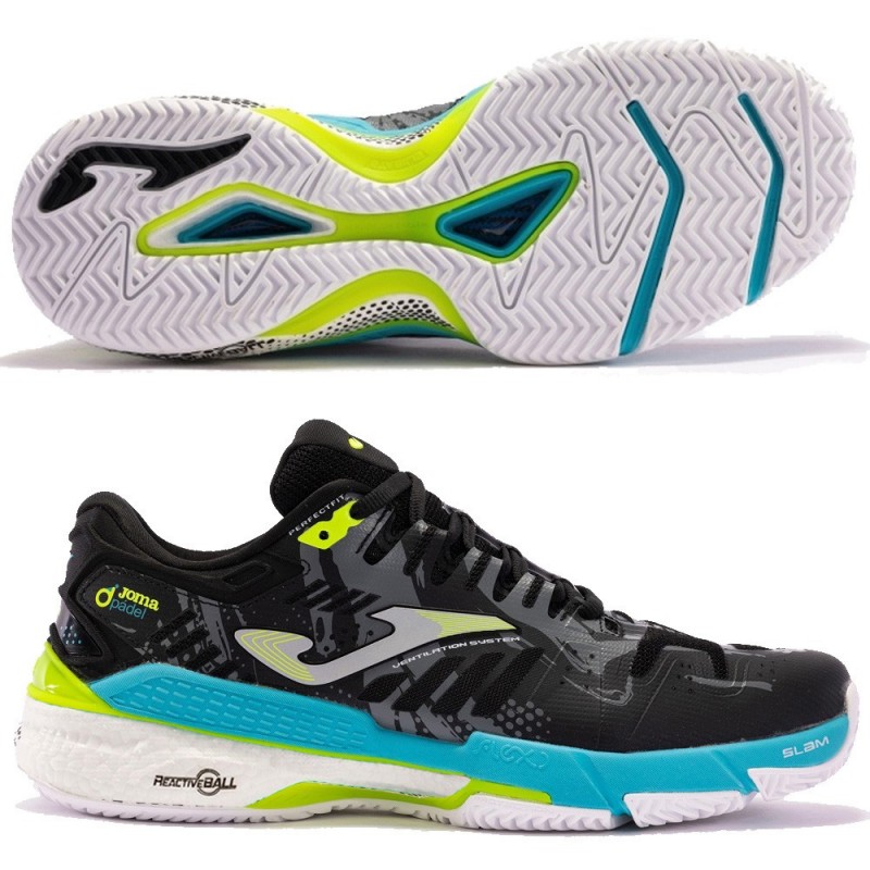 Joma Slam Men 2401 black blue 2024 padel shoes Joma Slam Men 2401 black blue 2024 padel shoes