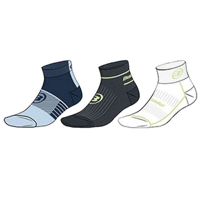 socks Bullpadel BP2410 pack 3 colors socks Bullpadel BP2410 pack 3 colors