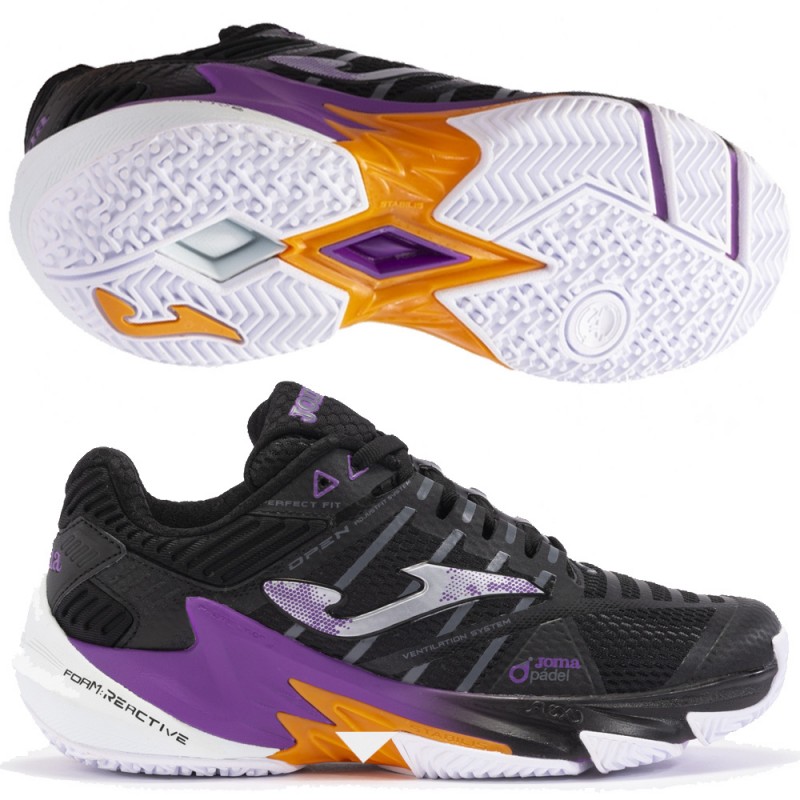 Joma Open Lady 2401 black 2024 padel shoes Joma Open Lady 2401 black 2024 padel shoes