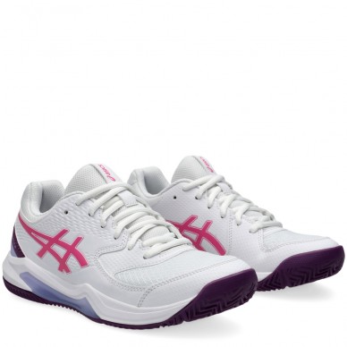 Asics Gel Dedicate 8 Padel white dragon fruit 2024 padel shoes