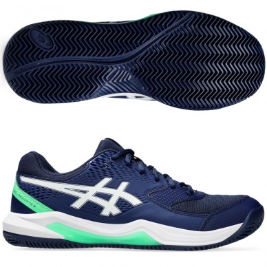 Asics Gel Dedicate 8 Clay blue expanse white 2024 padel shoes