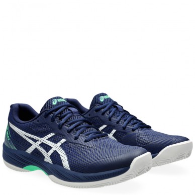 Asics Gel Game 9 Clay blue expanse white 2024 padel shoes