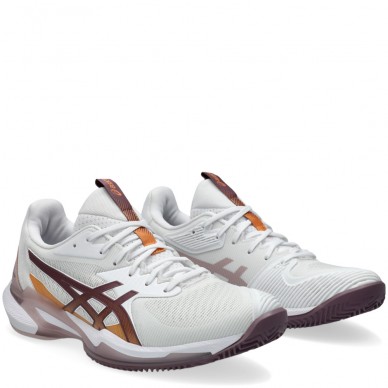 Asics Solution Speed FF 3 Clay white dusty mauve 2024 padel shoes