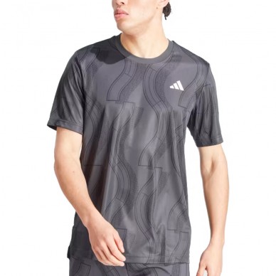 t-shirt Adidas Club Graph carbon black