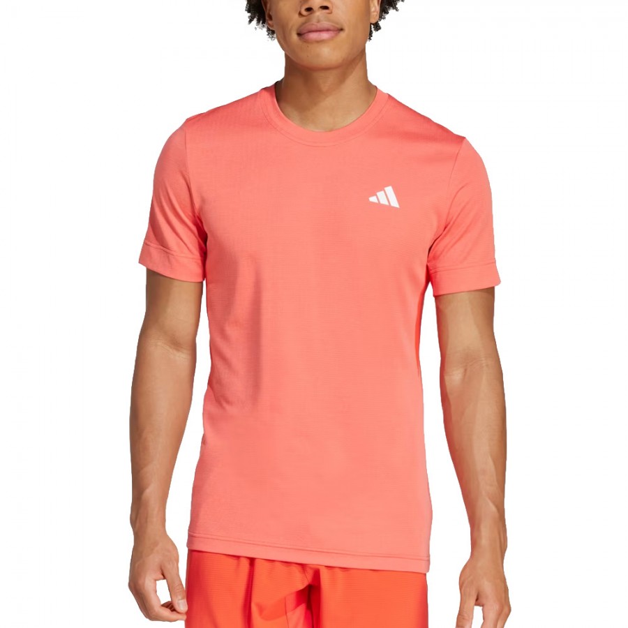 Adidas T freelift bright red t shirt