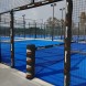Padel court door protector