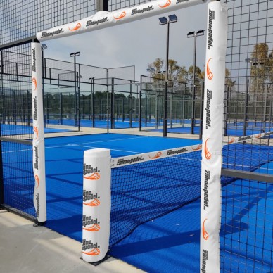 Padel court door protector