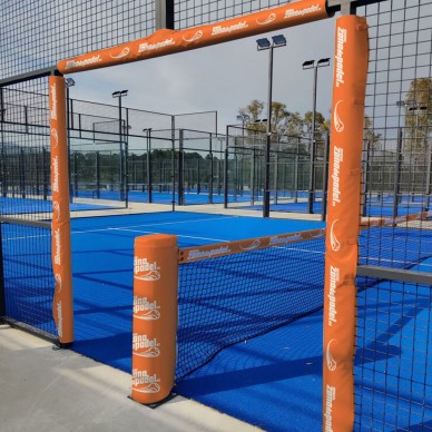 Padel court door protector