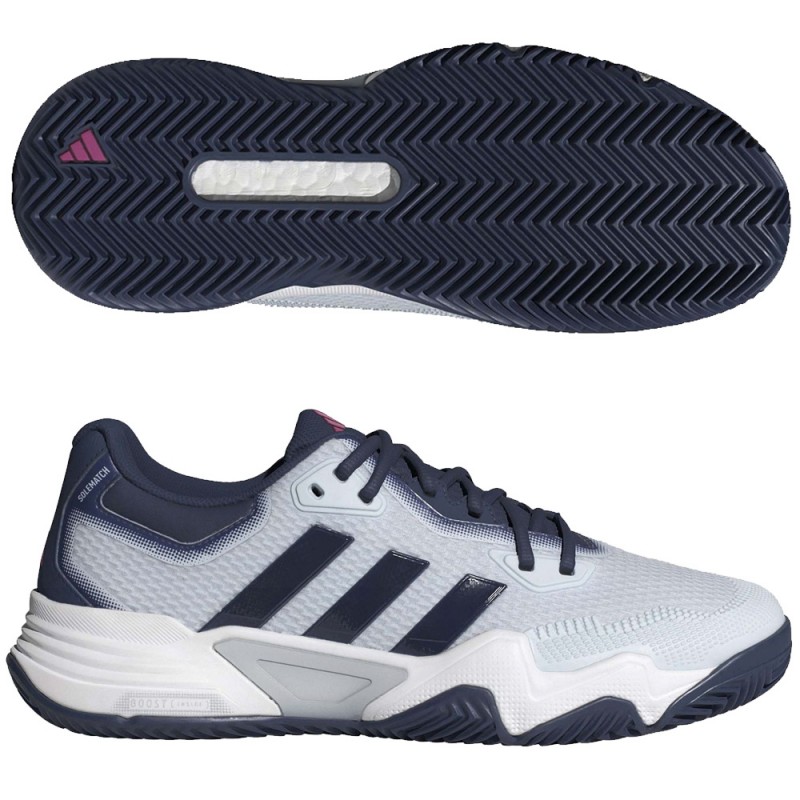 Adidas Solematch Control 2 M Boost Cl halo blue 2024 padel shoes Adidas Solematch Control 2 M Boost Cl halo blue 2024 padel shoes