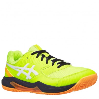 Asics Gel Dedicate 8 Padel safety yellow white 2024 padel shoes