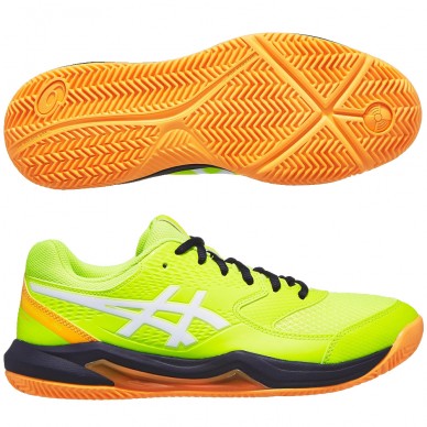 Asics Gel Dedicate 8 Padel safety yellow white 2024 padel shoes