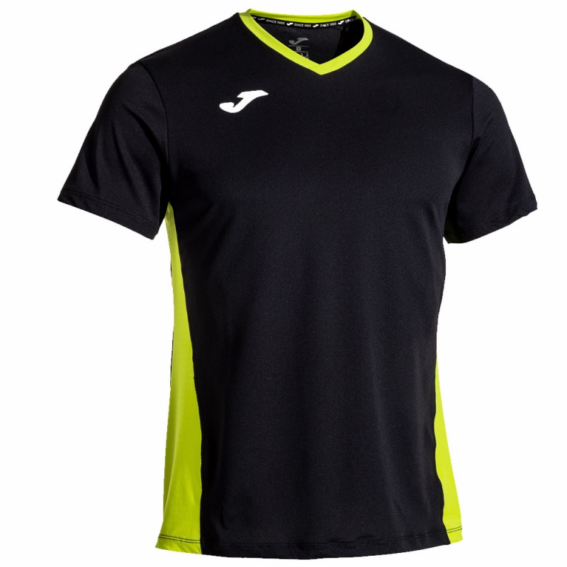t-shirt Joma Court black green t-shirt Joma Court black green
