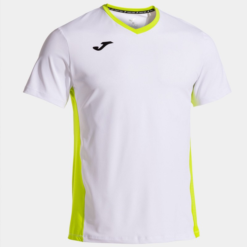 t-shirt Joma Court white green t-shirt Joma Court white green