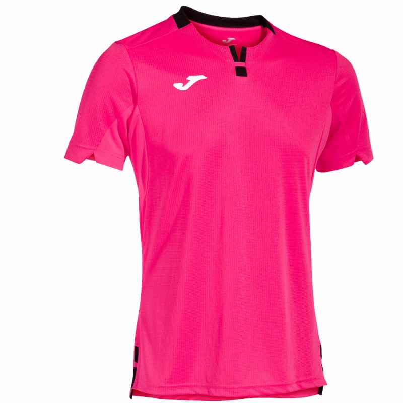 t-shirt Joma Ranking fluor pink black