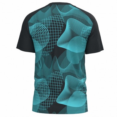 t-shirt Joma Challenge black turquoise