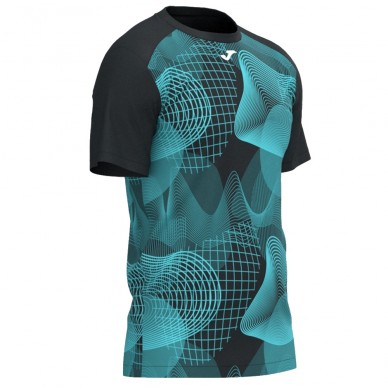 t-shirt Joma Challenge black turquoise