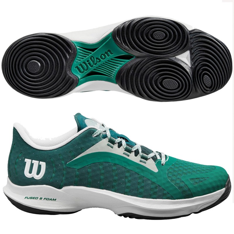 Wilson Hurakn Pro evergreen white 2024 padel shoes Wilson Hurakn Pro evergreen white 2024 padel shoes