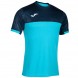 t-shirt Joma Montreal fluorescent teal marine