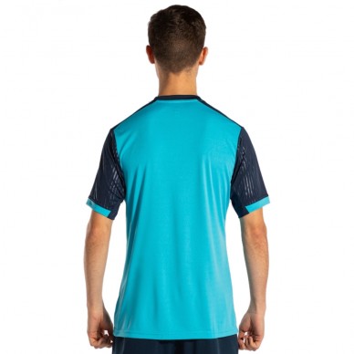 t-shirt Joma Montreal fluorescent teal marine