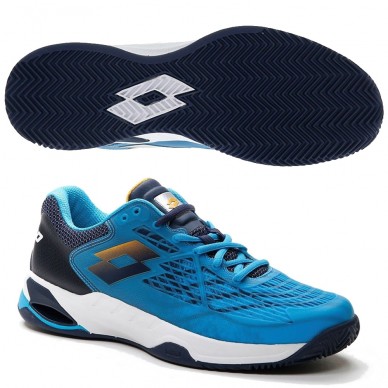 Lotto Mirage 100 Clay ocean blue 2024 padel shoes