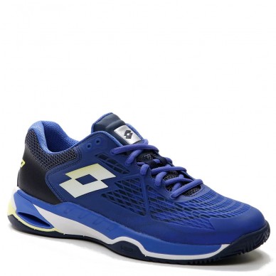 Lotto Mirage 100 Clay blue yellow 2024 padel shoes
